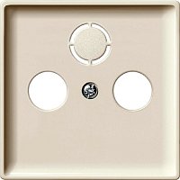 Лицевая панель Schneider Electric Merten Antique для 3-м. розетки TV+R+SAT бежевый